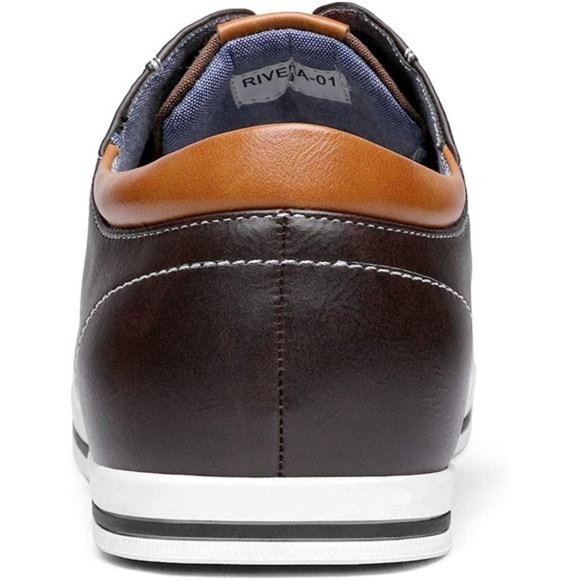 Men\'s Rivera Oxfords Shoes Sneakers (Dark Brown) (Brand New)